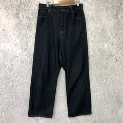 Newlyme ニューリーミー 【  脚長 美シルエット  】ハイ ウエスト デニム パンツ ブルー LLサイズ □□のサムネイル