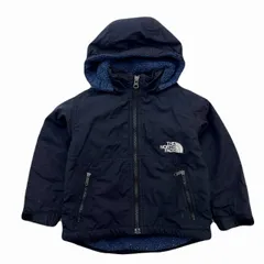 ノースフェイス コンパクトノマドジャケット キッズ 100cm ブラック 子供用 黒 パーカー