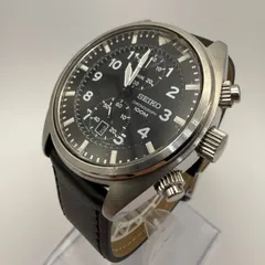 不動 SEIKO 7T94-0BL0 クォーツ クロノグラフ クロノのみ可動 メンズ ラウンド ブラック シルバー レザー ヴィンテージ ビジネス スーツ 通勤 仕事 お洒落 大人 クラシック フォーマル 営業 会議 出張 高級感 定番 プレゼント A019