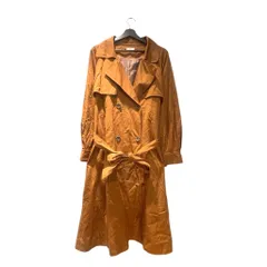 アングリッド UNGRID トレンチコート ロング丈 ベルト付き M キャメル ■GY58