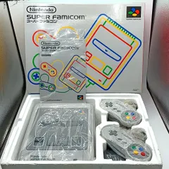 【箱・説付き 中古動作品】任天堂 スーパーファミコン 後期型 非1Chipモデル 本体一式セット 美品 外箱・取扱説明書付属 シリアル一致