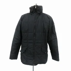 コロンビア Columbia 中綿ジャケット スタンドカラー ミドル丈 XL 黒 ブラック /HO5 ■GY53