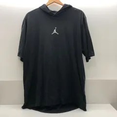 NIKE JORDAN BRAND メンズ 半袖パーカー XLサイズ ブラック 黒 ジョーダンブランド ナイキ SGSF26-0669