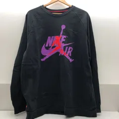 NIKE メンズトレーナー 裏起毛 XLサイズ ジョーダン スウェット ブラック 黒 ナイキ SGSF26-0702