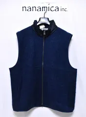 【定価3万6300円】新品 nanamica Zip-Up Mohair Vest【S】【M】【L】S25FN028 ネイビー ナナミカ モヘア ベストのサムネイル