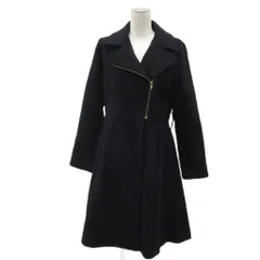 レストローズ L'EST ROSE ライダースコート M 紺 ネイビー 無地 ロング丈 10-1527900912 /YS34 ■GY58のサムネイル