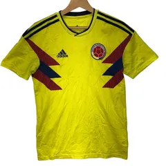 adidas/アディダス コロンビア代表 2018年ホーム ユニフォーム サッカーウェア ゲームシャツ チーム Tシャツ Columbia製 Sサイズ イエロー