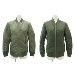 ジャーナルスタンダード レリューム JOURNAL STANDARD relume MA-1 ブルゾンジャケット キルティングジャケット リバーシブル S カーキ ジップアップ ミドル丈 /YS46 ■GY58