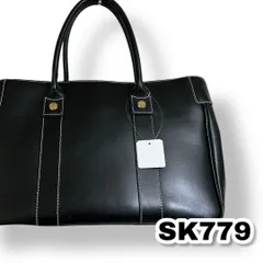 Samantha Thavas（サマンサタバサ）レザートートバッグ 黒色 レディースバッグ　管理SK779