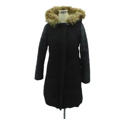 ガリャルダガランテ GALLARDAGALANTE ダウンコート F 黒 ブラック ファー付き フード付き ジップアップ /HO ■GY61