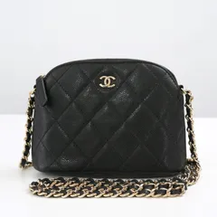 【新品同様・1点限り】CHANEL キャビアスキン チェーンバッグ