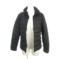 ユニクロ UNIQLO ウルトラライトダウン ジャケット スタンドカラー M 黒 ブラック /AH2 ■GY61