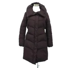 ユニクロ UNIQLO ダウンコート ロング丈 M ワインレッド /HO32 ■GY61