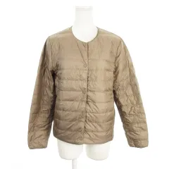 ユニクロ UNIQLO ダウンジャケット ウルトラライトダウン M 茶 ブラウン ポケッタブル /MN8 ■GY61
