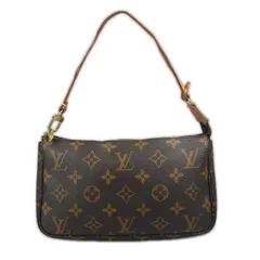 LOUIS VUITTON ルイ・ヴィトン ポシェット・アクセソワール M51980 ハンドバッグ モノグラムキャンバス ブラウン レディース【中古】【送料無料】