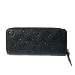 LOUIS VUITTON ルイ・ヴィトン アンプラント クレマンス M6017 長財布 モノグラムアンプラント ブラック レディース【中古】【送料無料】