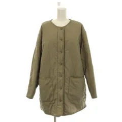 スタディオクリップ Studio Clip キルティングコート M カーキ キルティング柄 ノーカラー 長袖 /LP ■GY58