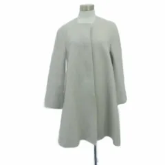 フレイアイディー FRAY I.D ノーカラーコート ロング丈 1 S ライトグレー /HO36 ■GY61