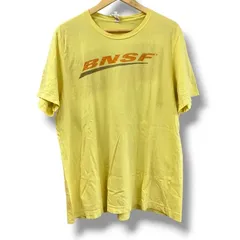 bella + canvas ベラキャンバス BNSF鉄道 ロゴTシャツ 黄 イエロー