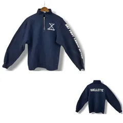 JERZEES ジャージーズ ハーフジップスウェット 秋 冬 紺 ネイビー 古着