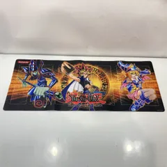 KONAMI コナミ 遊戯王 プレイマット ブラックマジシャン ブラックマジシャンガール 闇遊戯　[管理No.：K12178_G1_60]
