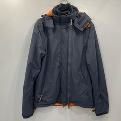 Superdry Windtrekker ジャケット インディゴ✕ オレンジ - メルカリ