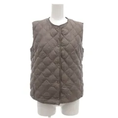 ユニクロ UNIQLO パフテックキルティングベスト ウォームパデッド ダウンジャケット S グレー /GV ■GY61