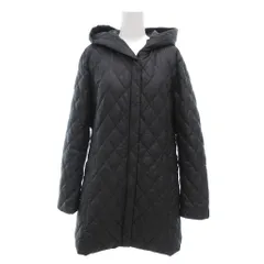 CECI OU CELA ダウンコート 40 黒 ブラック キルティング フード付き /NL ■GY61