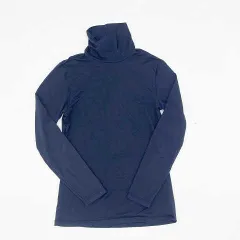 UNIQLO　ユニクロ　ヒートテックタートルネックTシャツ　ブルー　Mサイズ　◇〇