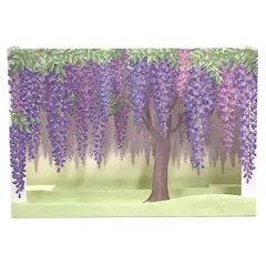 サンリオ 初夏カード藤棚 S2912/JES12-3 紫陽花 アジサイ サマーカード 立体カード 多目的 多用途 saniro