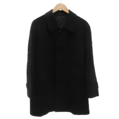ミッシェルクラン MICHEL KLEIN カシミヤ ステンカラーコート ミドル丈 S 黒 ブラック /GV ■GY60のサムネイル
