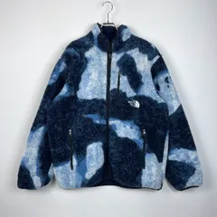【中古品】Supreme シュプリーム × THE NORTH FACE ザ・ノースフェイス 21AW BLEACHED DENIM PRINT FLEECE JACKET 