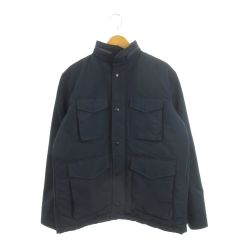 エドウィン EDWIN FIELDMAN BY EDWIN 中綿ジャケット L 紺 ネイビー スタンドカラー 長袖 フラップポケット /AH36 ■GY58