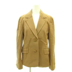 エムケー ミッシェルクラン MK MICHEL KLEIN 美品 テーラードジャケット キャメル テーラードカラー 2B シングルブレスト /YJ ■GY60のサムネイル