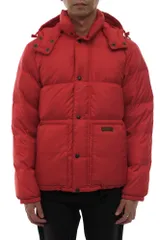 ポロ ラルフローレン／POLO RALPH LAUREN ダウンジャケット JKT アウター メンズ 男性 男性用ポリエステル レッド 赤  MNBLOTWM5E00024 ポニー刺繍 フード付き 定番
