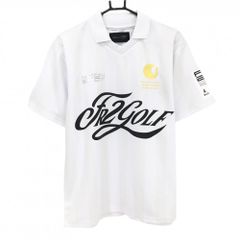MOONSHOT #FR2GOLF ストライプホワイトポロシャツ XL - メルカリ