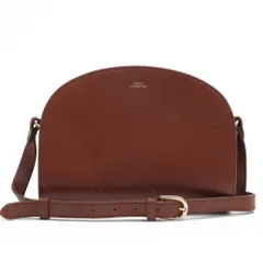 アーペーセー／A.P.C. バッグ ショルダーバッグ 鞄 レディース 女性 女性用レザー 革 本革 ブラウン 茶  SAC DEMI-LUNE サック デミ リュンヌ ハーフムーンバッグ