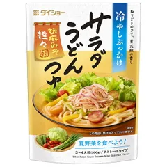 ダイショー サラダうどんつゆ 胡麻みそ担々 500g×10袋入×(2ケース)| 送料無料 調味料 料理の素 スープ つゆ