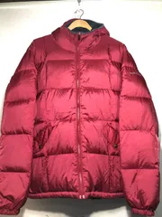 523030 eddie bauer premium goose down リバーシブル ジップ ダウン ジャケット  L エディーバウアー