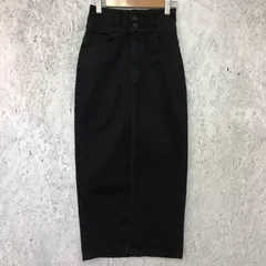 AZUL BY MOUSSY アズール バイ マウジー ハイ ウエスト スカート ブラック XSサイズ □□☆