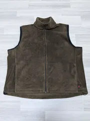 WOOL RICH フリースベスト 2XL ブラウン