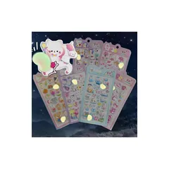 【新品】 2026年1月登場！蓄光 おしりぷにぷにシール【貼り直し可能・被らないシート】動物お尻 アニマル ３D 立体 3Dぷっくり仕様 実物撮影 もちもちPVC素材 アニマルデザイン 手帳 日記帳 ノート スマートフォン デコ用 DIY 手芸用品 キッズ 0