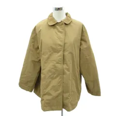 ドゥクラッセ DoCLASSE 中綿ジャケット 上着 ミドル丈 XXL 茶色 ブラウン ラウンドカラー /HO13 ■GY58のサムネイル