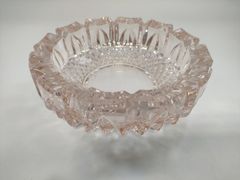 ピンク ガラス 灰皿 クリスタル 昭和レトロ - メルカリ