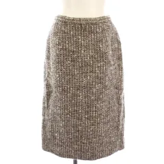 ダナパリ DANAPARIS BOUTIQUE スカート ネップ ひざ丈 9 茶 ブラウン /TK ■GY60のサムネイル