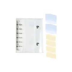 【新品】 ソネリエ シール帳バインダー A7 クリア 透明 ポケットリフィル10枚 シール台紙40枚セット 推し活 女の子 はがせるコレクション帳 sonellier