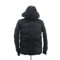 ユニクロ UNIQLO ダウンジャケット ミドル丈 M 黒 ブラック フード付き /HO40 ■GY58