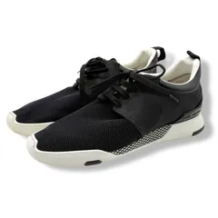 使用少　LOUIS VUITTON　ルイヴィトン　スニーカー　ファストレーン・ライン 　ダミエ　ブラック　約25cm　表記サイズ5.5　メンズ　ローカット　メッシュ　レザー　ラバー　スエード　ハイブランド　靴　4763