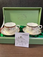 【廃盤・未使用】Noritake PETIT CAFE カップ&ソーサーペア4462