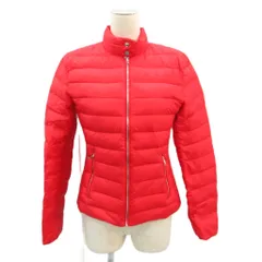ザラウーマン ZARA WOMAN ダウンジャケット 上着 ミドル丈 M 赤 レッド スタンドカラー /HO65 ■GY58のサムネイル